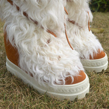 Load image into Gallery viewer, Pure Wool Slim Inside Tall Women's Winter Thickened Snow Boots