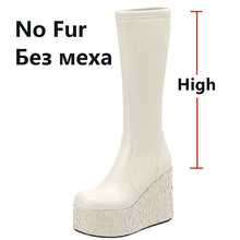 Load image into Gallery viewer, Newest Women Ankle Boots Fashion Punk Style High Platforms Wedges Heels