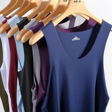 Load image into Gallery viewer, Men's Seamless Vest Ice Silk Vest Quick Dry Large Size - nevaehshalo