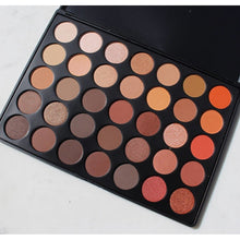 Load image into Gallery viewer, Professional 35 Color Eyeshadow Palette Earth Warm Color Shimmer Matte Eye Shadow Beauty Makeup Set - nevaehshalo