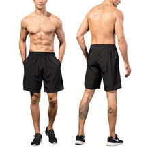 Load image into Gallery viewer, Running Shorts Men Compression Marathon Quick Dry Gym Tights Sport Shorts With Pocket Plus Size Running Shorts Men - nevaehshalo