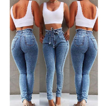 Load image into Gallery viewer, High Waist Women Pencil Pants Skinny Jeans - nevaehshalo