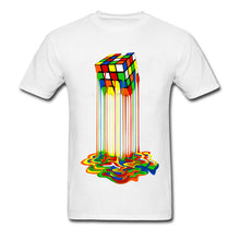 Load image into Gallery viewer, Good Quality Cube T-Shirts Rainbow Abstraction Cube Sheldon Cooper T Shirt Tee Shirt Women Men - nevaehshalo