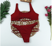 Load image into Gallery viewer, Women Bikini Sexy Push Up Beach Thong Bikini Set