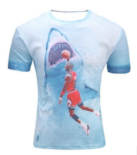 Load image into Gallery viewer, Print Short sleeved Tees Men Black And White Vertigo Hypnotic colorful Printing 3D T shirt - nevaehshalo