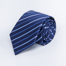 Load image into Gallery viewer, Polyester Silk Tie Men Suit Accessories Tie Business Interview Formal Dress Birthday Party Tie - nevaehshalo