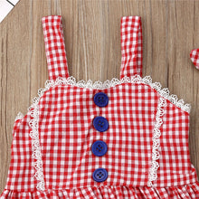 Load image into Gallery viewer, Children girls clothes Summer Girl Outfits teenage girls clothing Crop Top Denim Shorts Headband - nevaehshalo