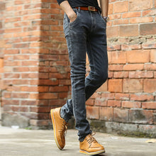 Load image into Gallery viewer, Men Slim Fit Jeans High Quality Trousers Designer