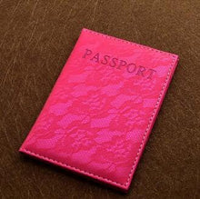 Load image into Gallery viewer, Luxury Elegant Women Passport Cover Pink World Universal Travel Passport ticket holder Cover on the Passport Case passport pouch - nevaehshalo