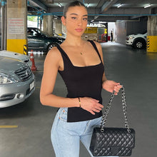 Load image into Gallery viewer, Summer New Women's Fashion Suspenders Slim Slit Solid Color Vest - nevaehshalo