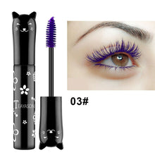 Load image into Gallery viewer, Professional Makeup Mascara Waterproof Quick-drying Eyelash Curling Lengthening Makeup Eyelashes Blue Purple Color Mascara - nevaehshalo