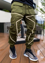 Load image into Gallery viewer, Spring and autumn new casual pants male Korean version of the trendy brand multi-bag overalls loose straight-leg pants outdoor running trousers - nevaehshalo
