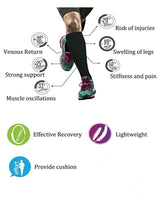 Load image into Gallery viewer, Women Men Pressure Varicose Veins Leg Relief Pain Knee High Stockings 1Pair, - nevaehshalo