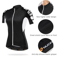 Load image into Gallery viewer, Women's Cycling Clothing Road Bike Jersey MTB Clothes Short Sleeve Shirt Female Bicycle Wear