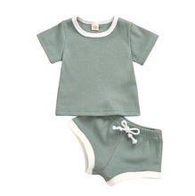 Load image into Gallery viewer, Boys' & Girls' Toddler Shorts & T-Shirt Matching Sets - nevaehshalo