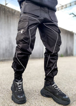 Load image into Gallery viewer, Spring and autumn new casual pants male Korean version of the trendy brand multi-bag overalls loose straight-leg pants outdoor running trousers - nevaehshalo