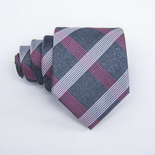 Load image into Gallery viewer, Polyester Silk Tie Men Suit Accessories Tie Business Interview Formal Dress Birthday Party Tie - nevaehshalo