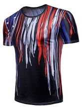 Load image into Gallery viewer, 3D Shoelace Print Short Sleeve T-shirt - nevaehshalo