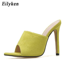 Load image into Gallery viewer, Woman Shoes Pointed Stiletto High Heel Slippers Sandals Rubber Sole - nevaehshalo