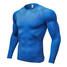 Load image into Gallery viewer, Long Sleeve Sport Shirt Men Quick Dry Running T-shirts Gym Clothing Fitness Top Crossfit T Shirt - nevaehshalo