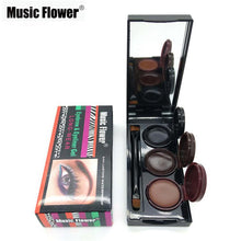Load image into Gallery viewer, Music Flower Brand Makeup Eyeliner Gel & Eyebrow Powder Palette Waterproof Lasting Smudgeproof Cosmetics Eye Brow Enhancers - nevaehshalo