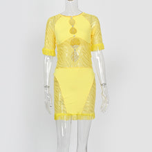 Load image into Gallery viewer, Cut Out Sexy Zebra Women's Mini Dress for Holiday Night Club Party - nevaehshalo