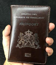 Load image into Gallery viewer, Netherlands Passport Cover Soft Pu leather New holland Women Covers For Passport Holder Nederlanden Dutch Nederland paspoort - nevaehshalo