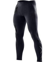 Load image into Gallery viewer, Men Compression Tight Long Pants Black Joggers - nevaehshalo