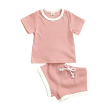 Load image into Gallery viewer, Boys' & Girls' Toddler Shorts & T-Shirt Matching Sets - nevaehshalo