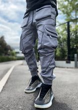 Load image into Gallery viewer, Spring and autumn new casual pants male Korean version of the trendy brand multi-bag overalls loose straight-leg pants outdoor running trousers - nevaehshalo