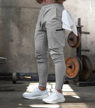 Load image into Gallery viewer, Fashion Stitching Men Pants Fitness Casual Elastic Pants men Bodybuilding Clothing Casual Navy Military Sweatpants Joggers Pants - nevaehshalo