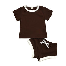 Load image into Gallery viewer, Boys' & Girls' Toddler Shorts & T-Shirt Matching Sets - nevaehshalo