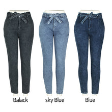 Load image into Gallery viewer, High Waist Women Pencil Pants Skinny Jeans - nevaehshalo