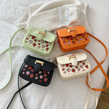 Load image into Gallery viewer, Spring And Summer Casual Underarm Bag Women's New Style Fashion Shoulder Bag Simple Strawberry Girl Small Square Bag - nevaehshalo