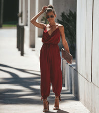 Load image into Gallery viewer, V Neck Sexy Women Body Jumpsuit - nevaehshalo