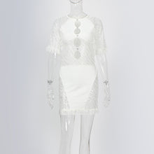 Load image into Gallery viewer, Cut Out Sexy Zebra Women's Mini Dress for Holiday Night Club Party - nevaehshalo