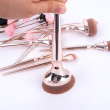 Load image into Gallery viewer, 9 PCS Makeup Brushes Set Rose Golden Beauty Cosmetic Tool - nevaehshalo