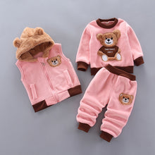 Load image into Gallery viewer, Fashion Baby Boys Clothes Autumn Winter Warm Baby Girl Clothes Kids Sport Suit Outfits Newborn Baby Clothes Infant Clothing Sets - nevaehshalo