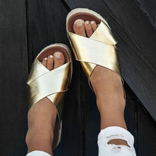 Load image into Gallery viewer, Sexy Leopard Sandals Summer Women Slippers Open Toe Platform Casual Shoes Ladies Outdoor Beach Flip Flops Female Slides - nevaehshalo