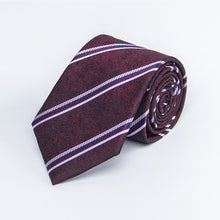 Load image into Gallery viewer, Polyester Silk Tie Men Suit Accessories Tie Business Interview Formal Dress Birthday Party Tie - nevaehshalo