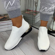 Load image into Gallery viewer, Summer Shoes For Women New Elegant Elastic Slip-on Flat Shoes - nevaehshalo