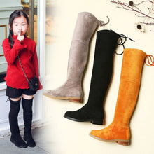 Load image into Gallery viewer, Children Over Knee Boots Girl Shoes Knee Fashion Children Boots Autumn And Winter Princess Girls Boots - nevaehshalo