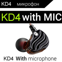 Load image into Gallery viewer, Earphones QKZ KD4 fone de ouvido Mini Dual Driver Original hybrid