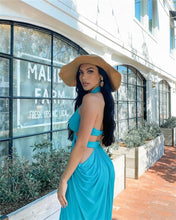 Load image into Gallery viewer, Summer Backless Sexy Women Dress Out Side Split Long Dress - nevaehshalo