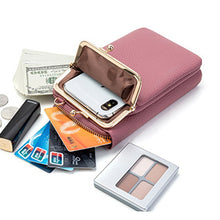 Load image into Gallery viewer, Fashion Crossbody Women Mini PU Leather Shoulder Phone Purse Zipper Flap - nevaehshalo