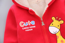 Load image into Gallery viewer, Kids boys and girls warm jacket hooded - nevaehshalo