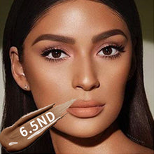 Load image into Gallery viewer, Professional Full Coverage Liquid Foundation Face Base Makeup Natural Color Concealer Whitening Lasting Primer Makeup - nevaehshalo