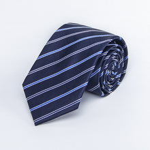 Load image into Gallery viewer, Polyester Silk Tie Men Suit Accessories Tie Business Interview Formal Dress Birthday Party Tie - nevaehshalo