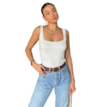 Load image into Gallery viewer, Summer New Women's Fashion Suspenders Slim Slit Solid Color Vest - nevaehshalo
