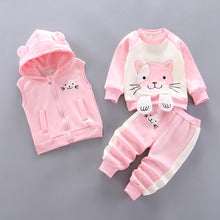 Load image into Gallery viewer, Fashion Baby Boys Clothes Autumn Winter Warm Baby Girl Clothes Kids Sport Suit Outfits Newborn Baby Clothes Infant Clothing Sets - nevaehshalo